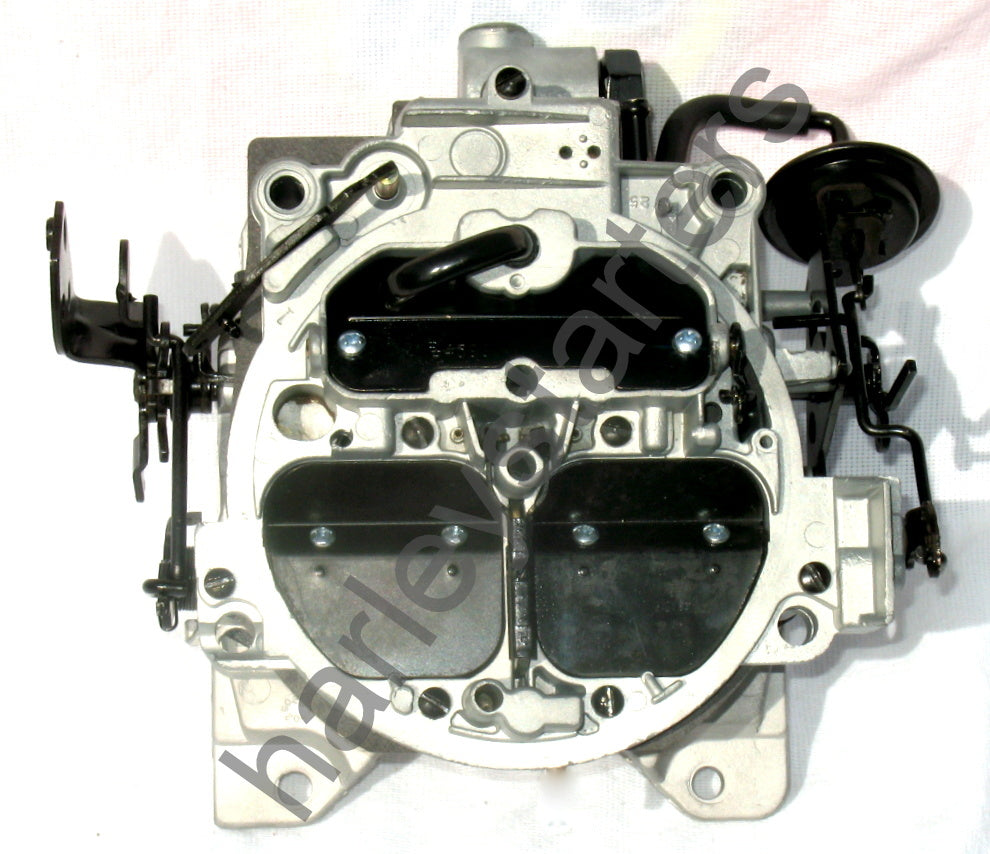 MARINE CARBURETOR 4 BARREL ROCHESTER 4MV QUADRAJET 454 7.4L MERCRUISER SILVER AND BLACK