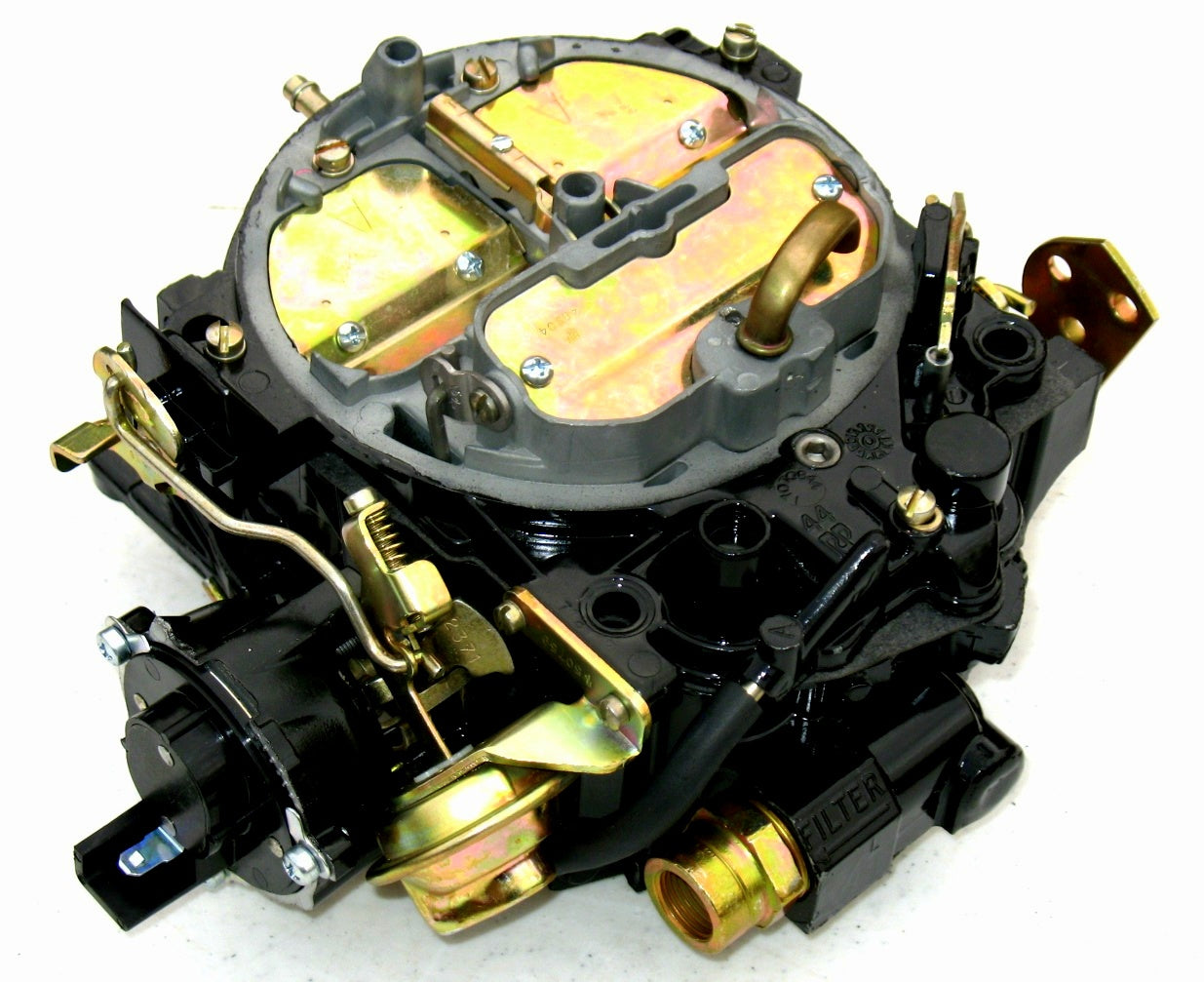 650 CFM Electric Choke Quadrajet Carburetor For Chevy Small Block 305-350 Engines