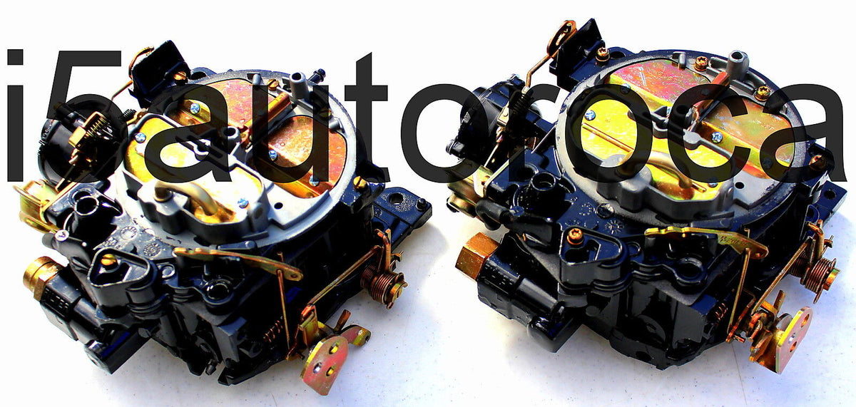 SET OF 2 MARINE CARBURETORS 4 BARREL QUADRAJET 5.7 350 ELECTRIC CHOKE CRUSADER 270