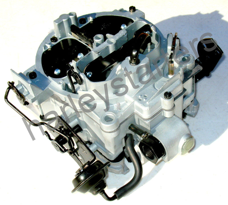 MARINE CARBURETOR 4 BBL QUADRAJET 185 HP 229 V6 REPLACES 3300-8886A2 SILVER AND BLACK