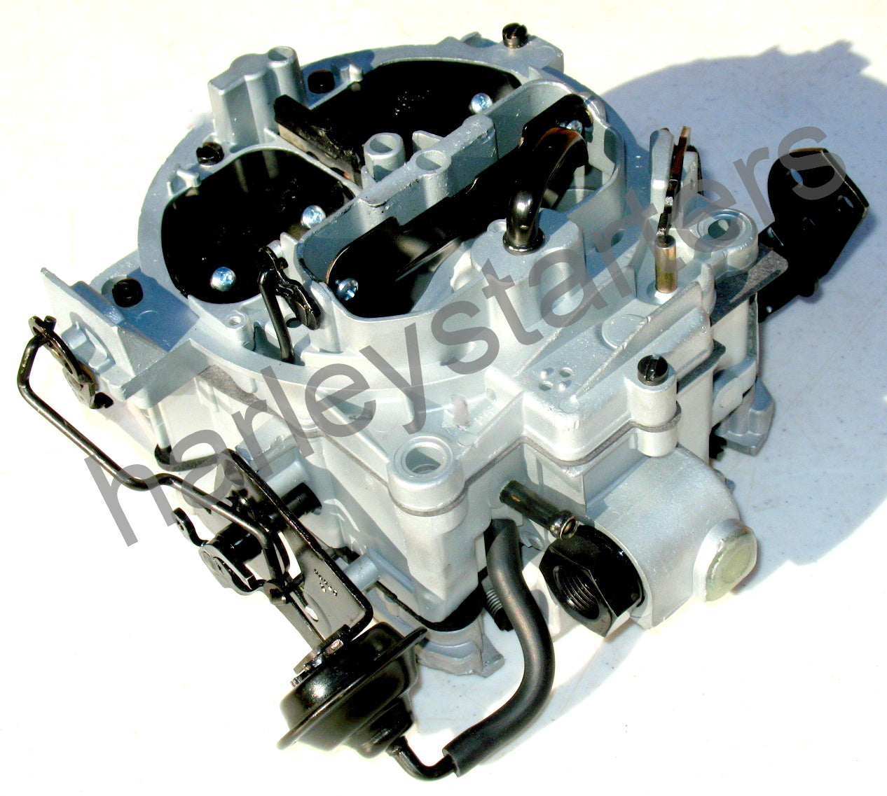 MARINE CARBURETOR MCM/MIE 330 ROCHESTER QUADRAJET REPLACES 1347-8291 SILVER AND BLACK