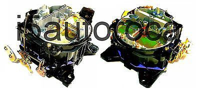 SET OF 2 MARINE CARBURETORS 4BBL ROCHESTER QUADRAJET4MV 7.4L 454 ENG MERCRUISER - Marine Carburetors