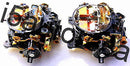 SET OF 2 MARINE CARBURETORS 4BBL ROCHESTER QUADRAJET 5.0 305 MERC ELECTRIC CHOKE - Marine Carburetors