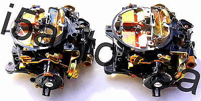 SET OF 2 MARINE CARBURETORS 4BBL ROCHESTER QUADRAJET 5.0 305 MERC ELECTRIC CHOKE - Marine Carburetors