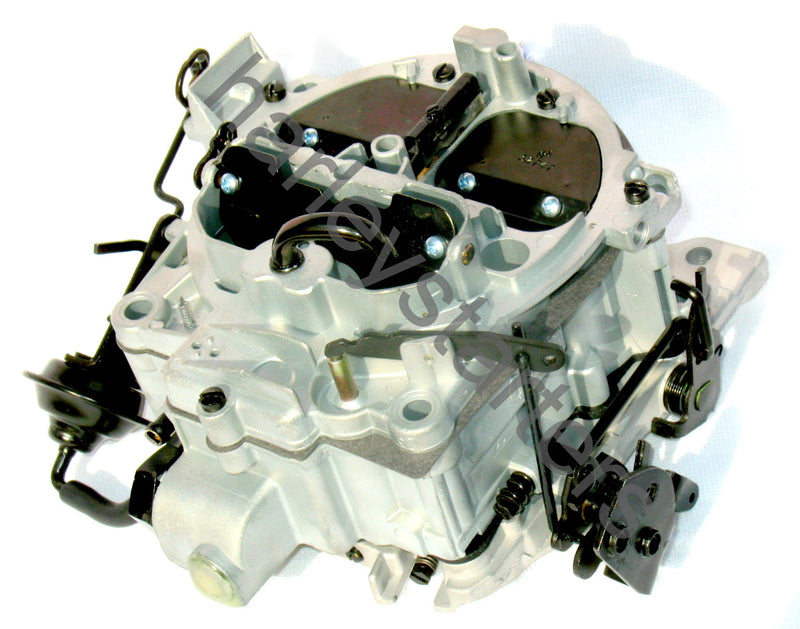 MARINE CARBURETOR 4 BBL QUADRAJET 185 HP 229 V6 REPLACES 3300-8886A2 SILVER AND BLACK