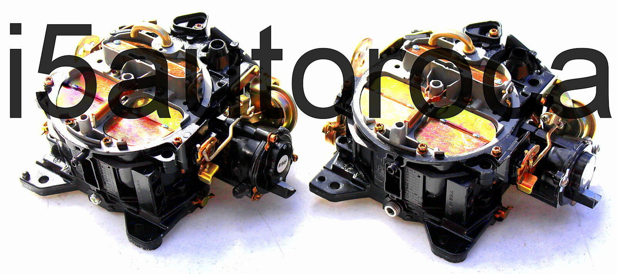 SET OF 2 MARINE CARBURETORS 4 BARREL QUADRAJET 5.7 350 ELECTRIC CHOKE CRUSADER 270