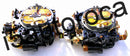 SET OF 2 MARINE CARBURETORS 4 BARREL QUADRAJET 5.7 350 ELECTRIC CHOKE CRUSADER 270